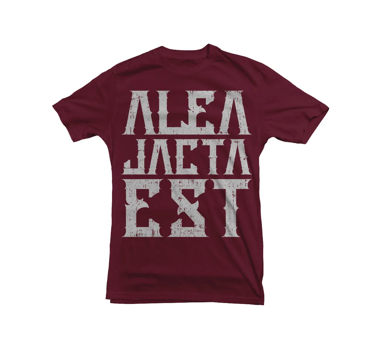 ALEA JACTA EST T-shirt (BURGUNDY, MEN)