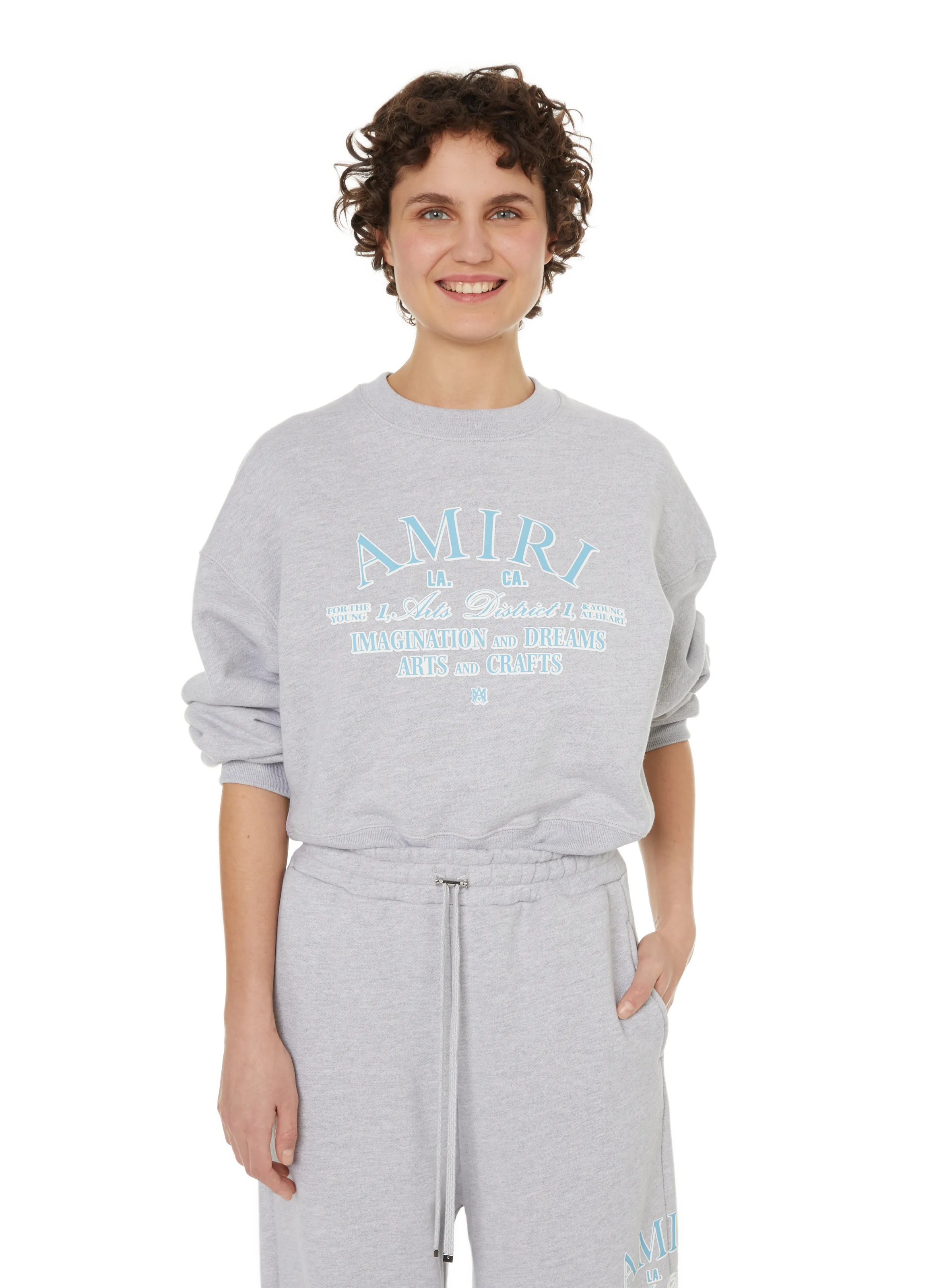 AMIRI  Sweatshirt en coton  - Gris