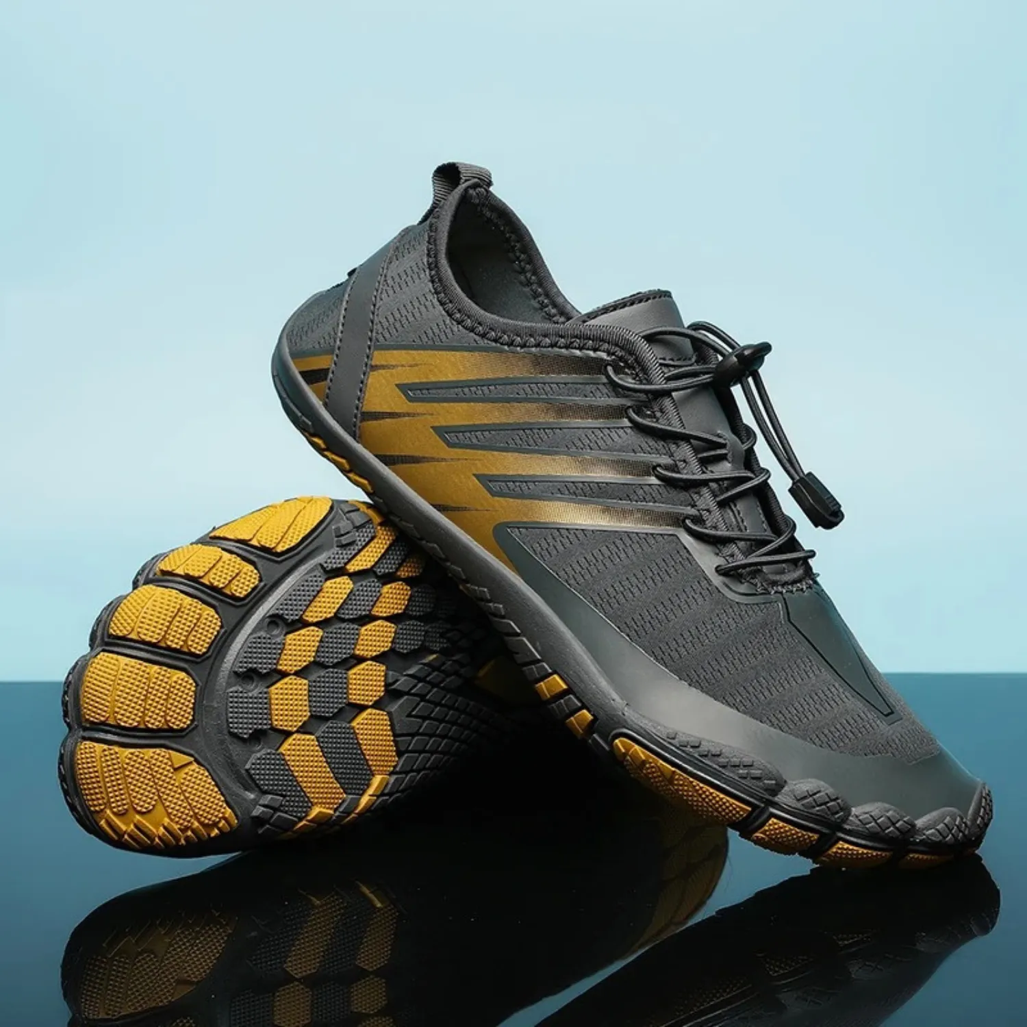 Aqua bonne prise chaussures pieds nus hommes