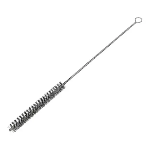 Brosse à buses L. 300 mm D. 25 mm câble en acier ondulé 0,20 mm L. garniture 100