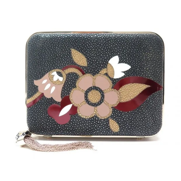 BULGARI POCHETTES soiree serpenti en galuchat pochette
