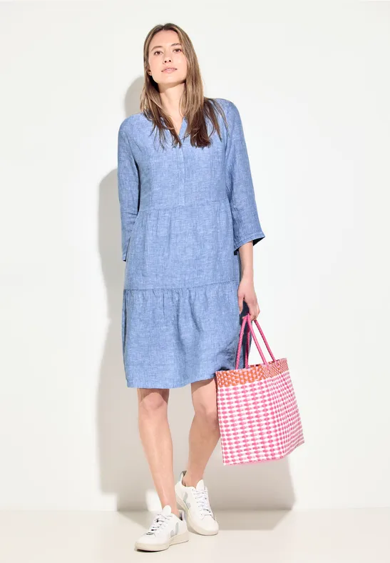 CECIL Robe en lin chambray 