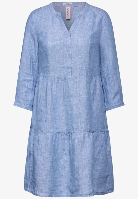 CECIL Robe en lin chambray 