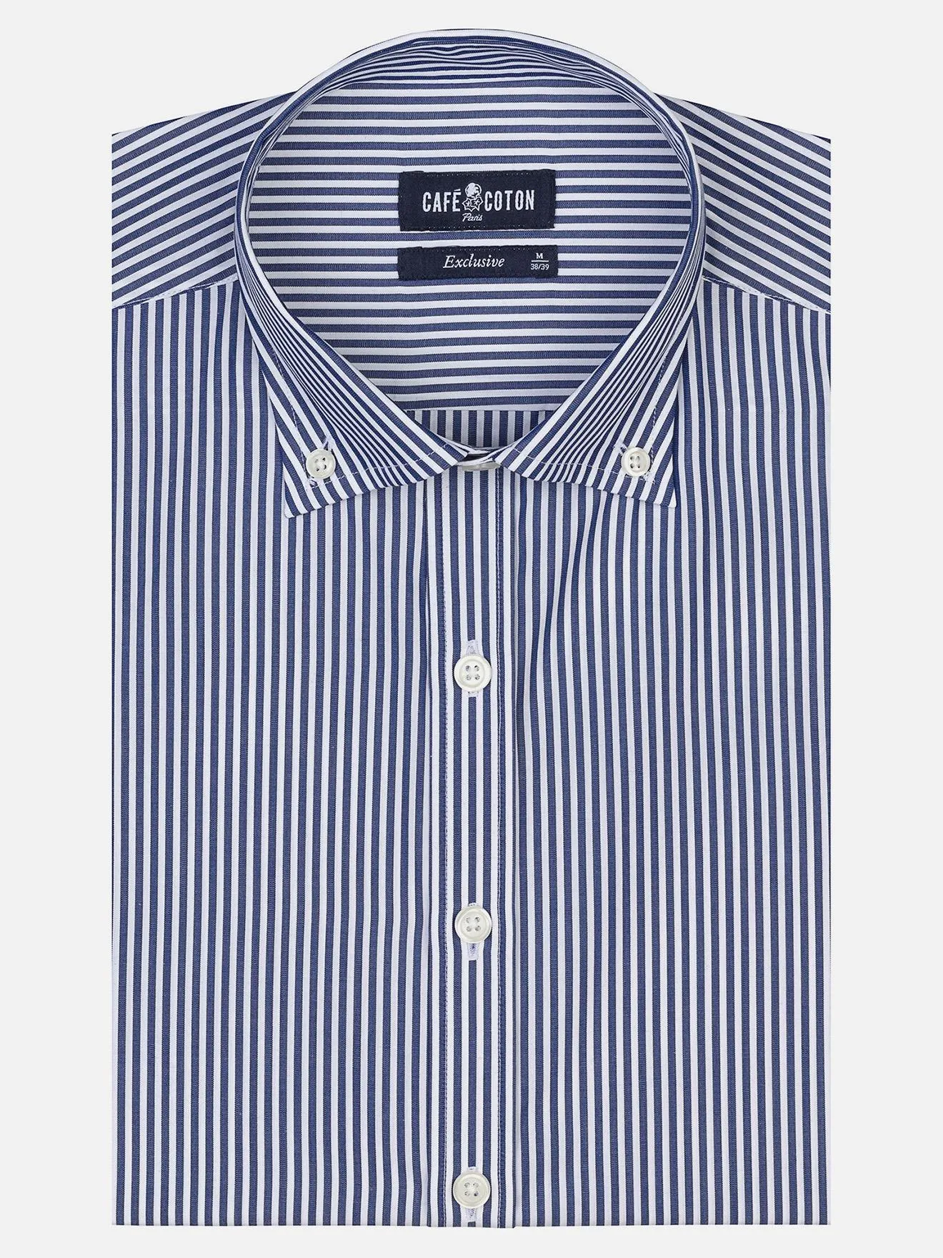 Chemise cintrée Jin - Col Boutonné