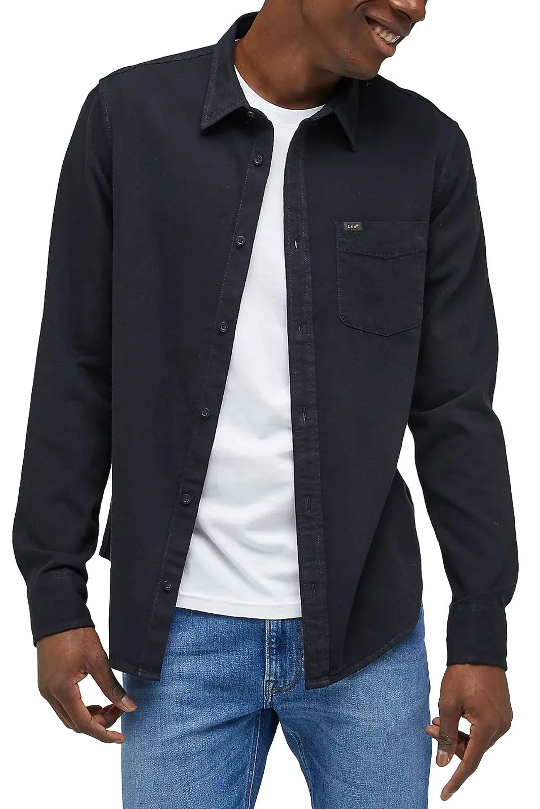 Chemise LEE BUTTON Black