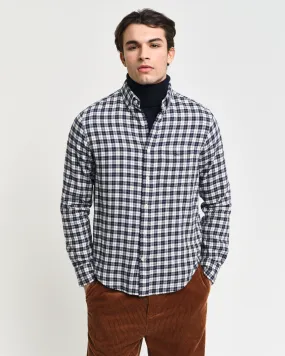 Chemise regular fit en flanelle à carreaux