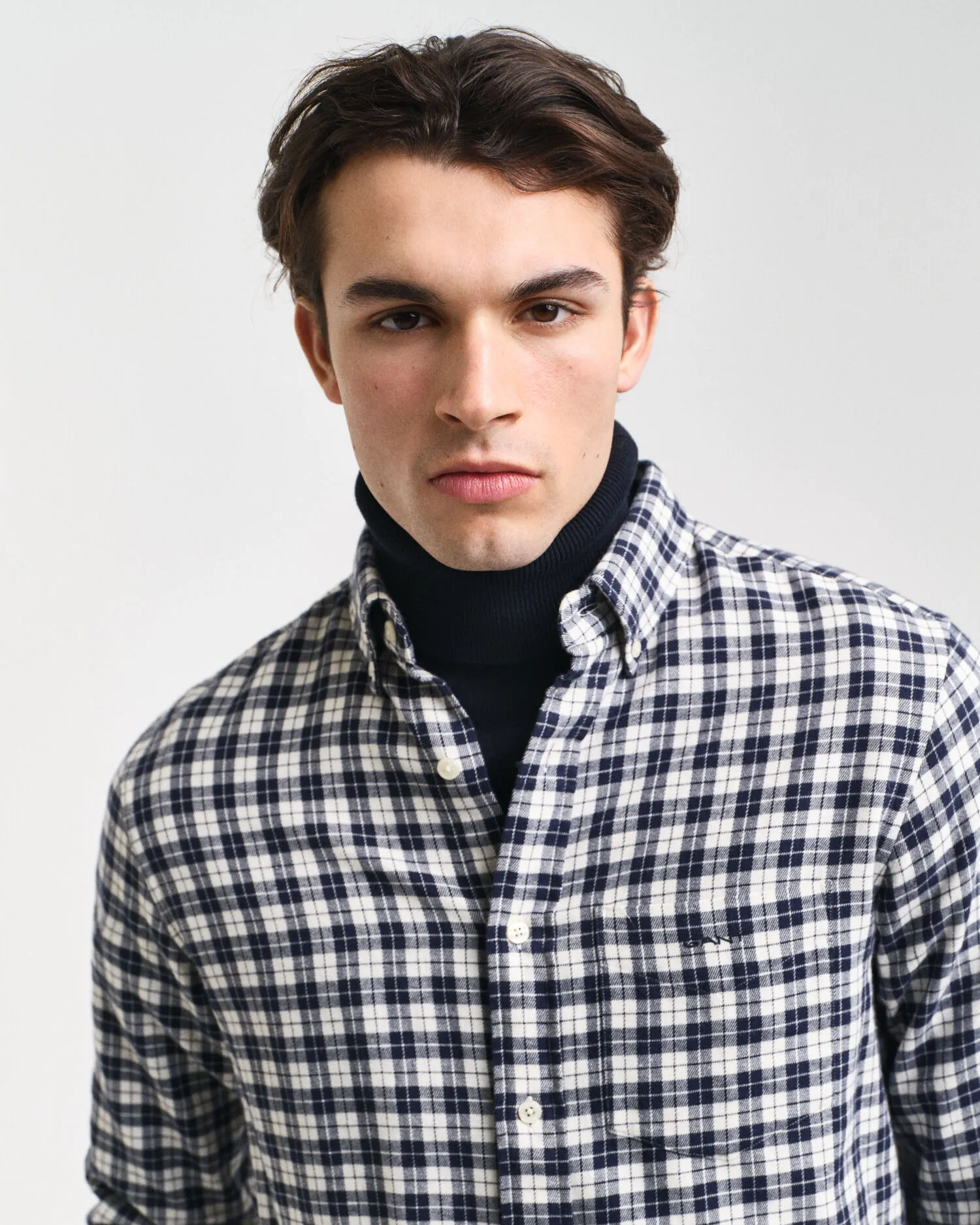 Chemise regular fit en flanelle à carreaux