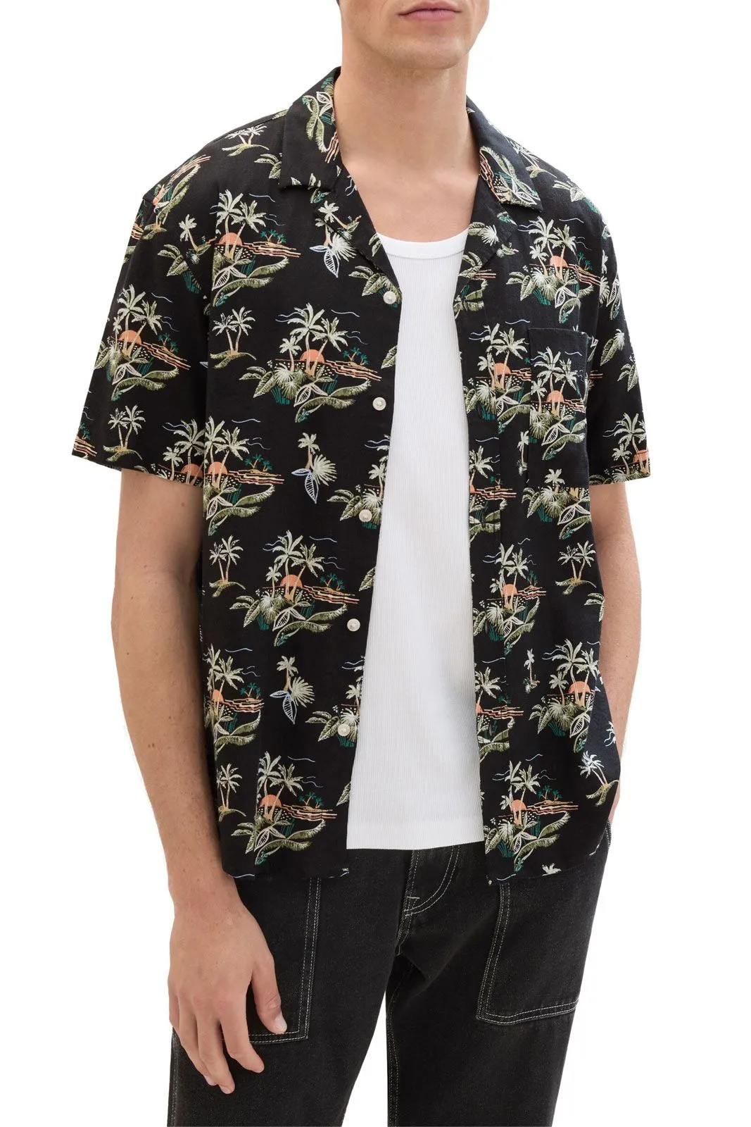 Chemise TOM TAILOR PALMER Blackprint