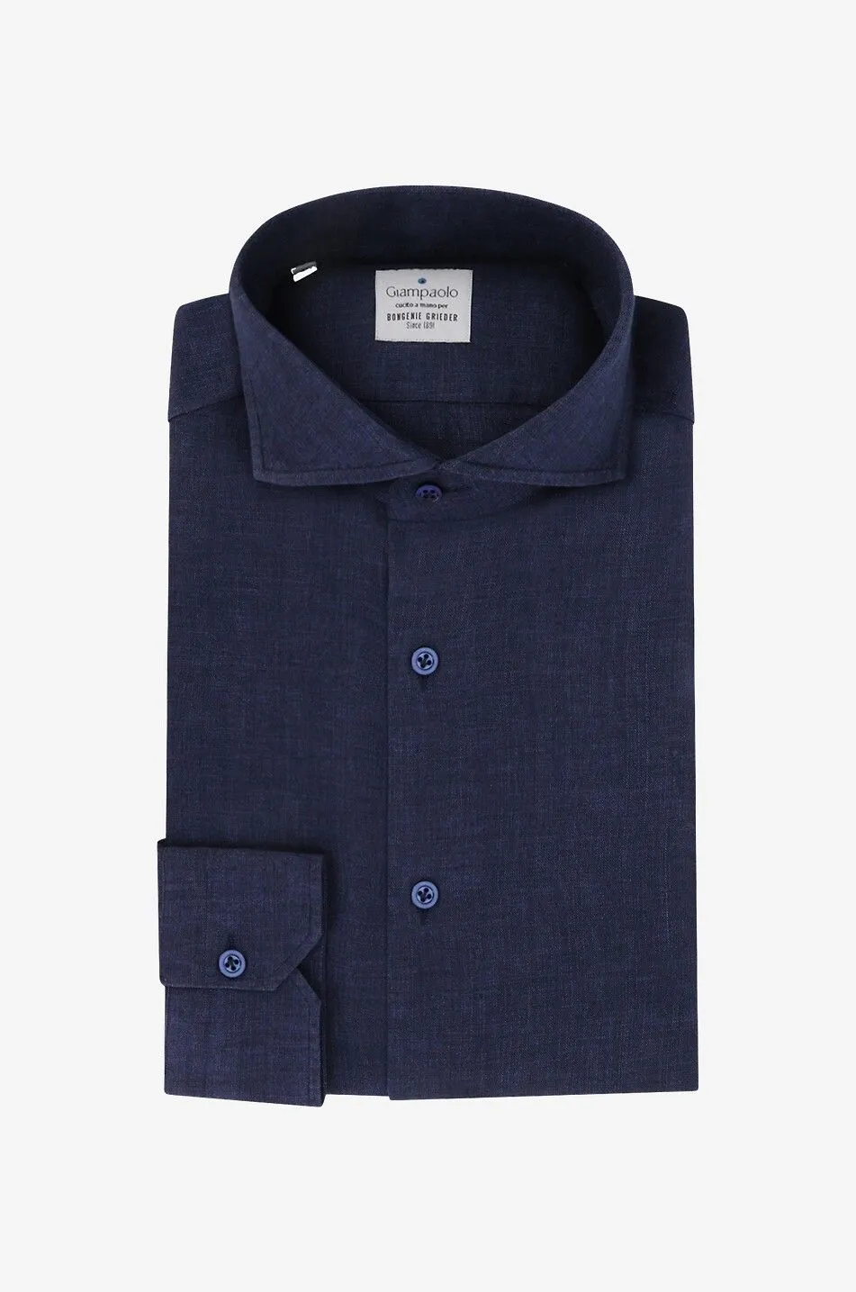 Chemise à manches longues en lin