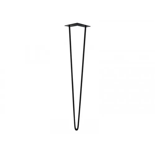 Cime Pied Table Design H. 700mm - Acier Époxy Noir