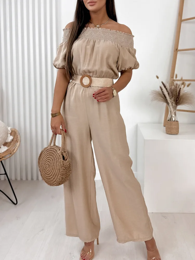 COMBINAISON HANA BEIGE FONCÉ