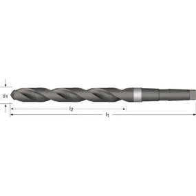 Dormer A35010.0 Foret à métal à tige conique mt #1 10mm x 116mm x 197mm acier haute vitesse