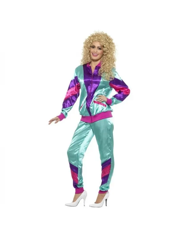 Déguisement années 80, femme (jogging rétro)