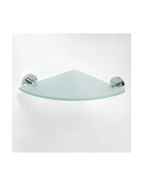 Etagère, tablette de coin en verre OMEGA 25,5x5,5x25,5cm-Sans adhésive 