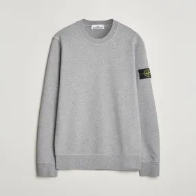 Garment Dyed Fleece Sweatshirt Melange Grey