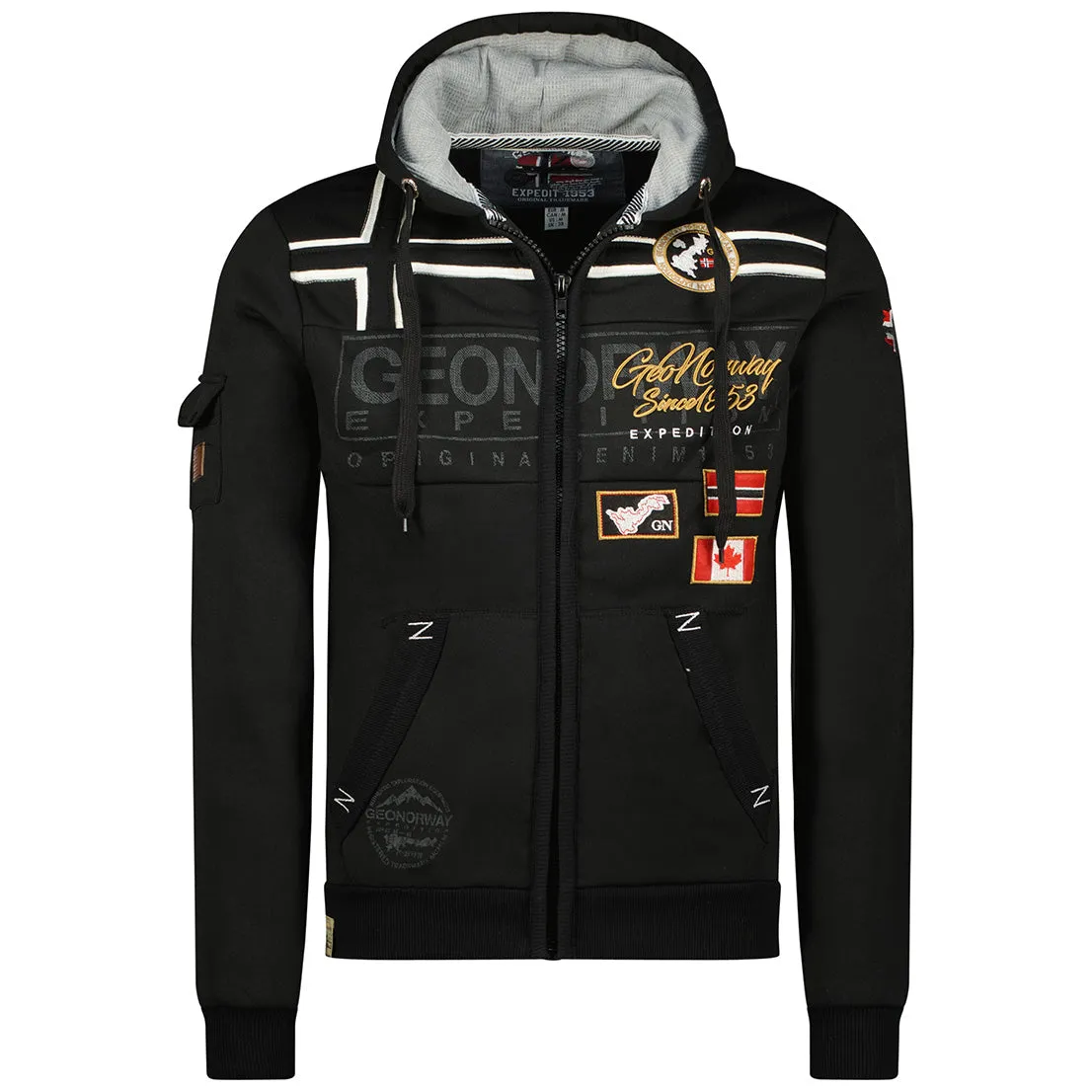 Geographical Norway Garadock Homme - Sweat Noir