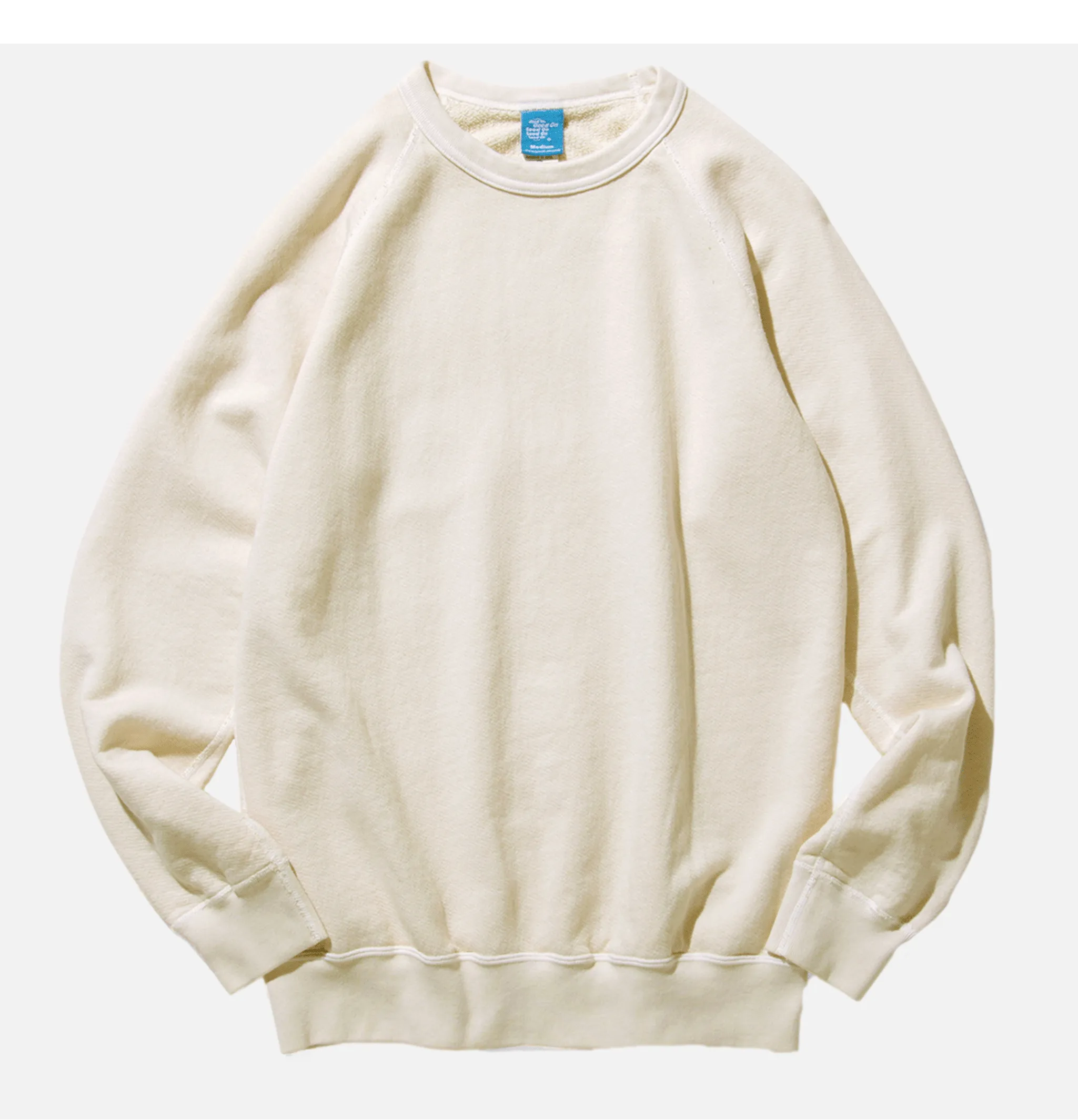 Good On Japan | Raglan Crew Sweat Natural | Shop Royalcheese Paris