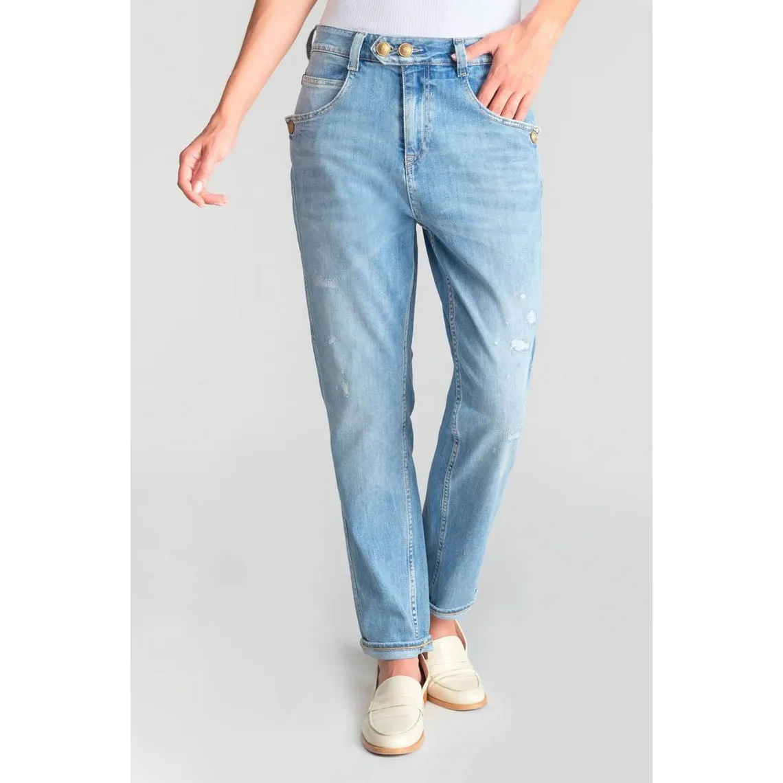 Jeans loose, large 400/60, longueur 34 bleu | 3 Suisses