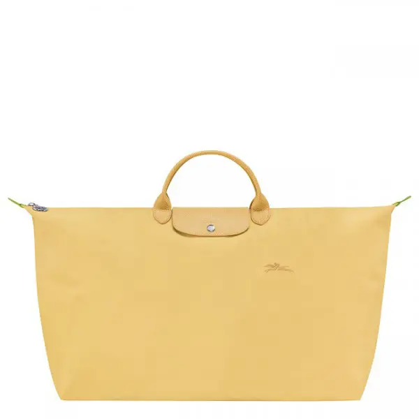Longchamp - Sac de voyage Le Pliage Green M Blé
