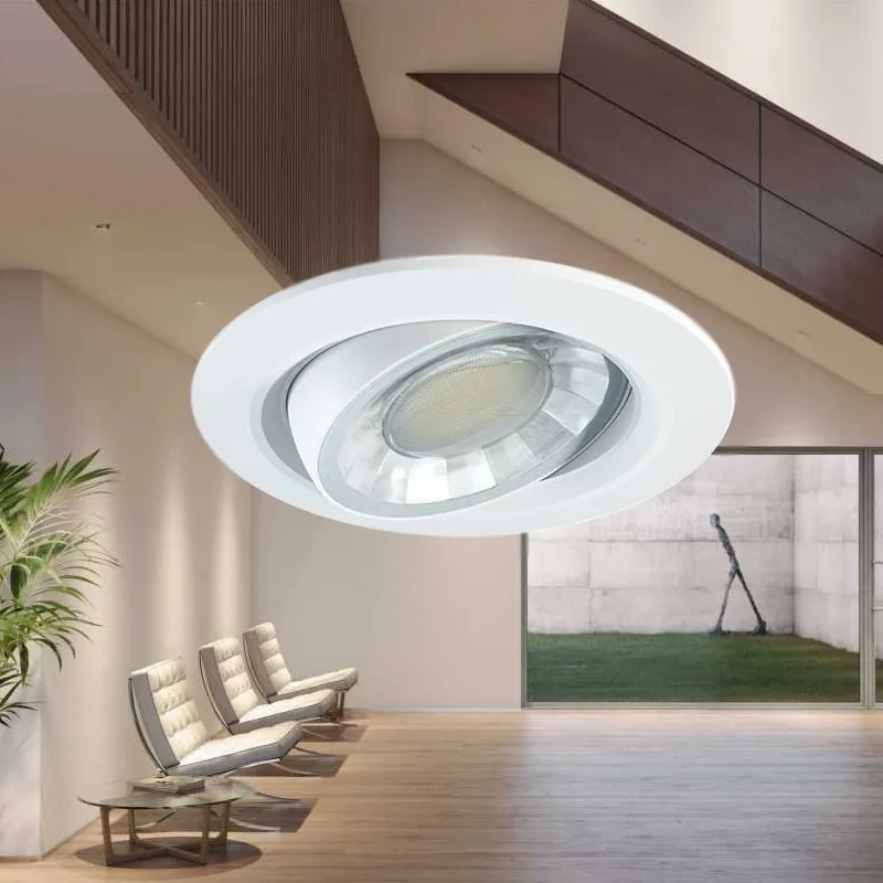 LORI : Spot encastré blanc rond led 8 W