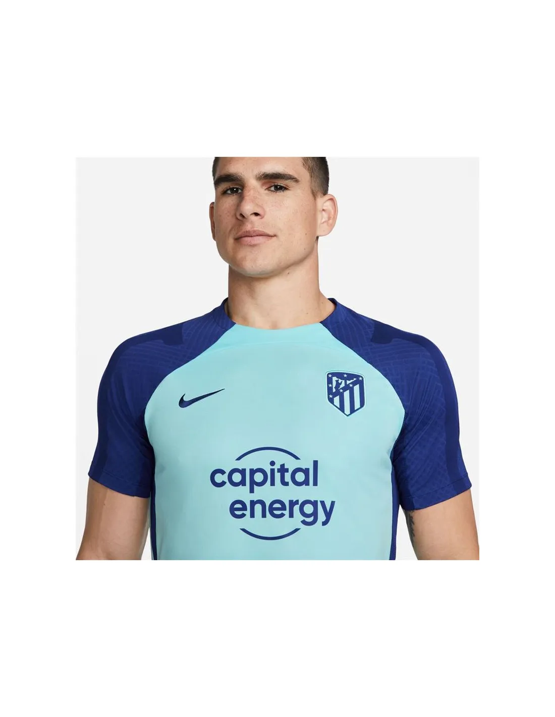 Maillot de football bleu de l'Atlético de Madrid Nike Strike Maillot de football masculin de l'Atlético de Madrid