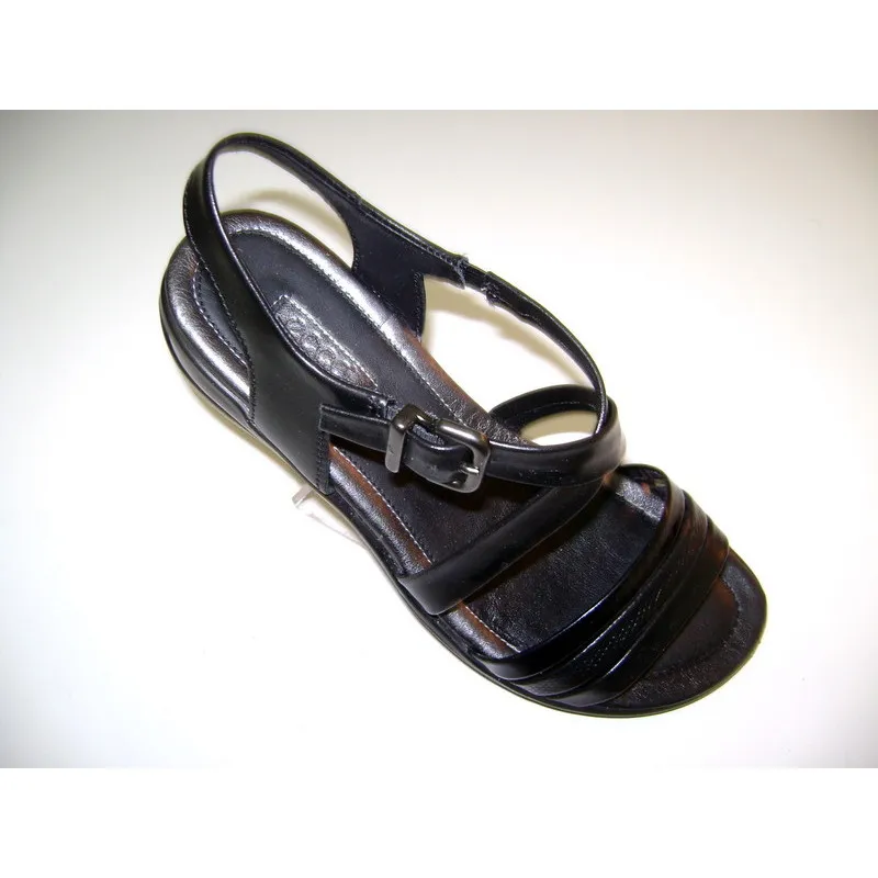 Nus-Pieds Ecco Noir | Igert Chausseur & Maroquinier Dannemarie