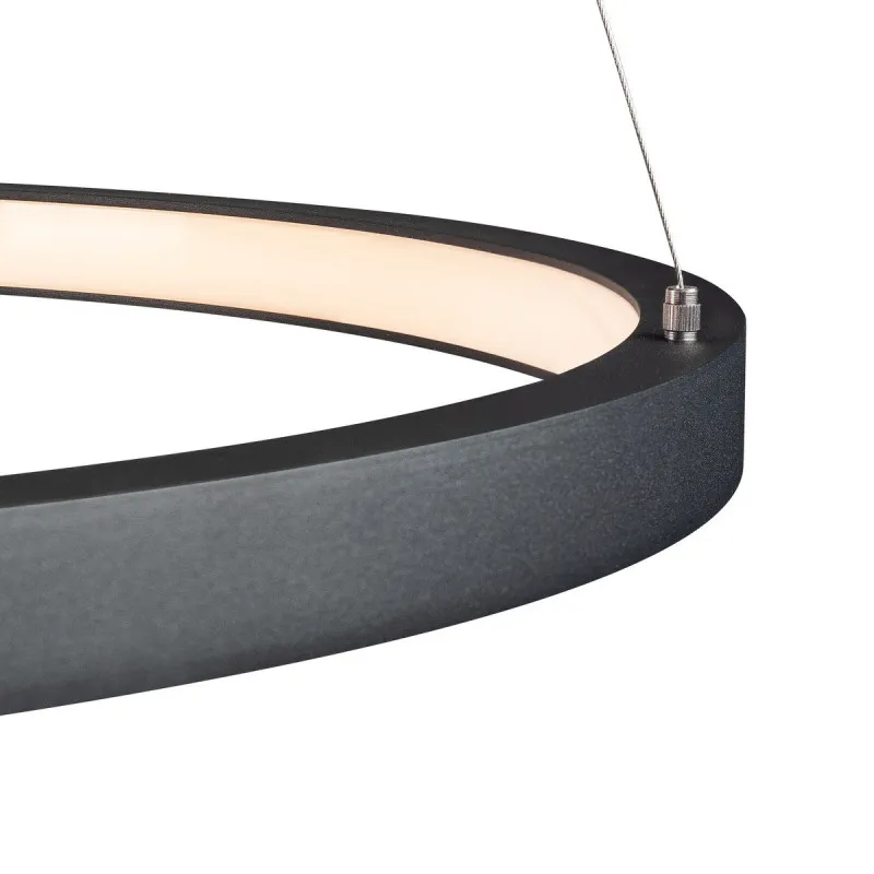 ONE 60 suspension intérieure noir mat LED 25W 3000/4000K variable Dali (1002909)