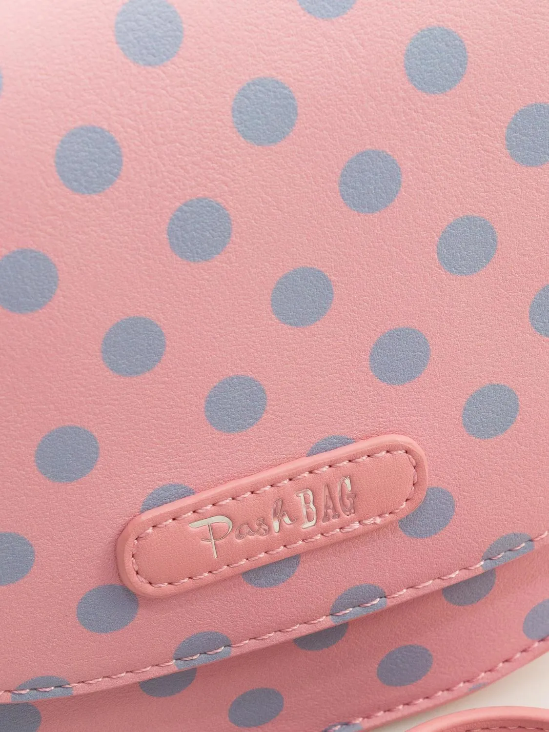 Pash Bag Lady Sacoche Saddle À Pois Sur L'épaule Rose/Lilas - Achetez À Prix Outlet!
