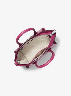 Petit sac Avril en cuir à glissière supérieure