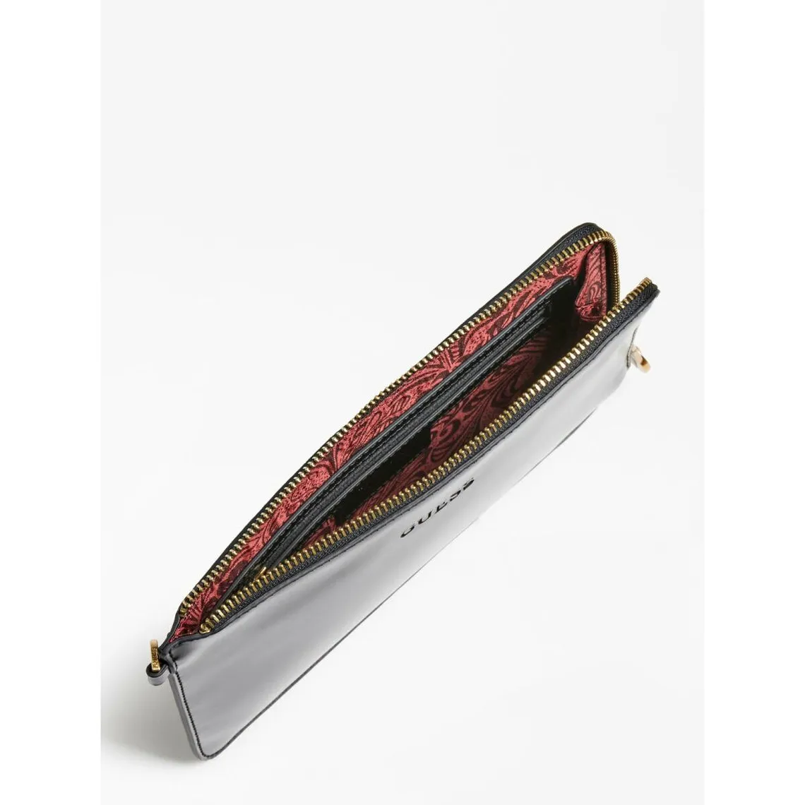 Pochette Noire Zip doré | 3 Suisses