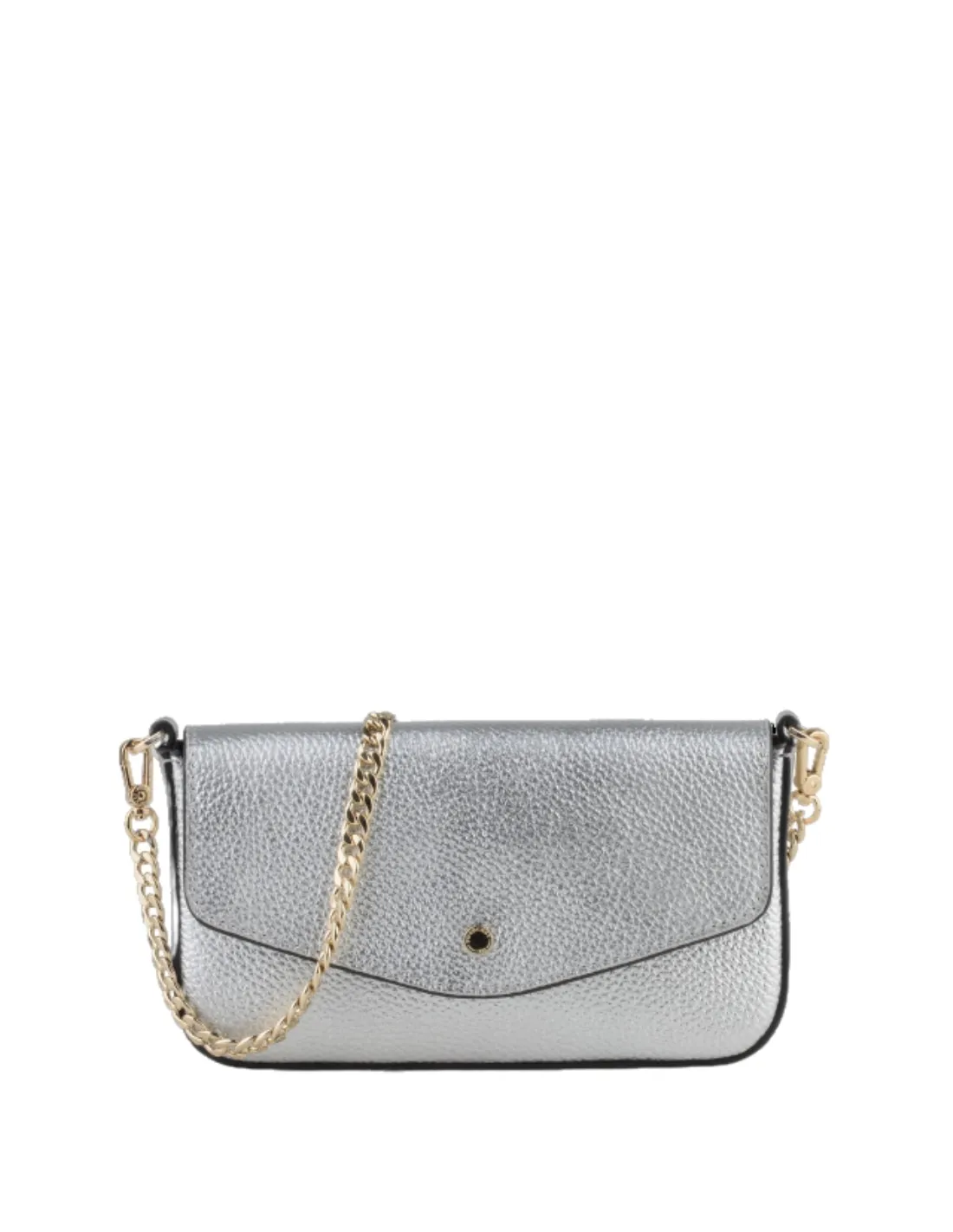 Pochette Pourchet Ref 49637 Argent 22*13*3 cm