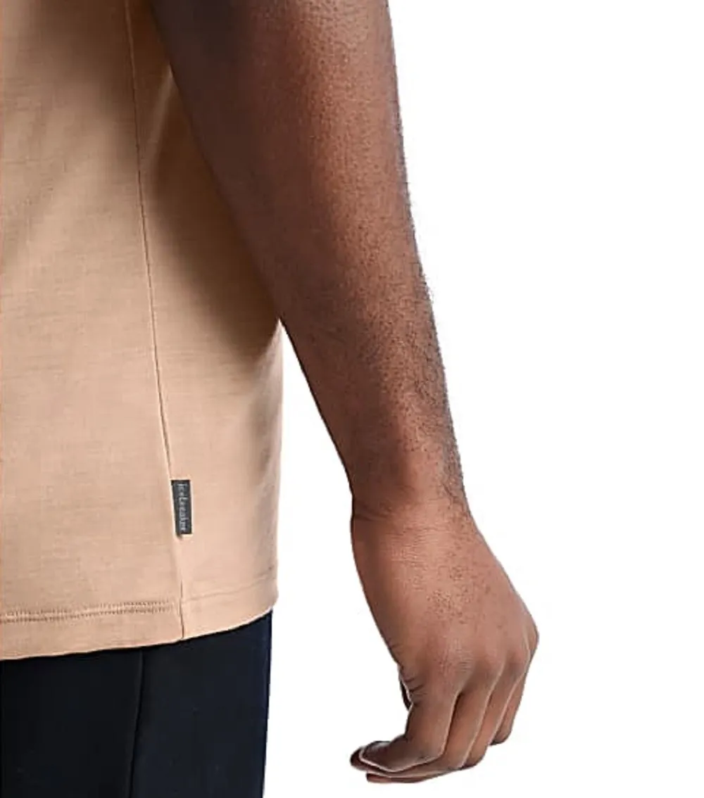 Polo Icebreaker Hommes Drayden SS Praline