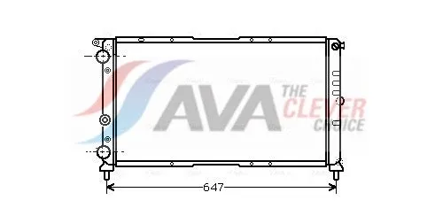 Radiateur, refroidissement du moteur AVA COOLING FT2142 