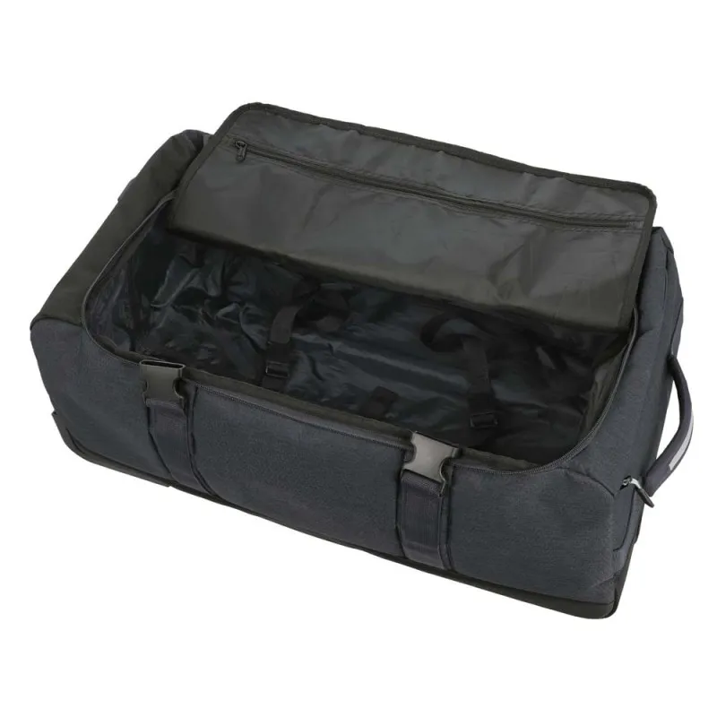 Sac de voyage à roulettes L TRAVELITE "Kick Off" anthracite | Planetebag.com