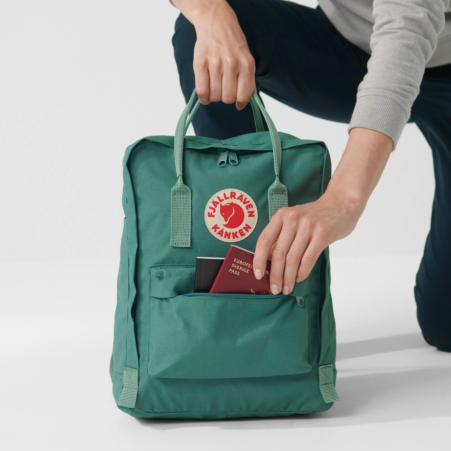 Sac à Dos Fjällräven Kånken Frost Green-Confetti Pattern