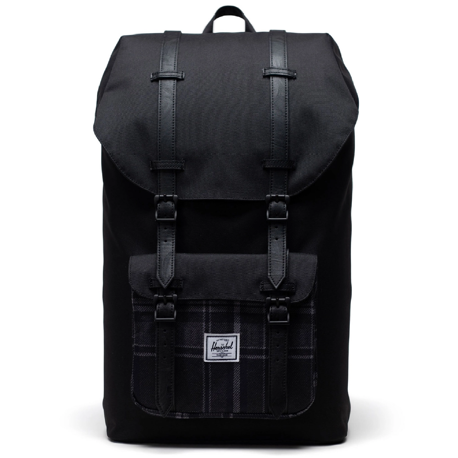 Sac à Dos Herschel Supply Co. Little America Black Grayscale Plaid