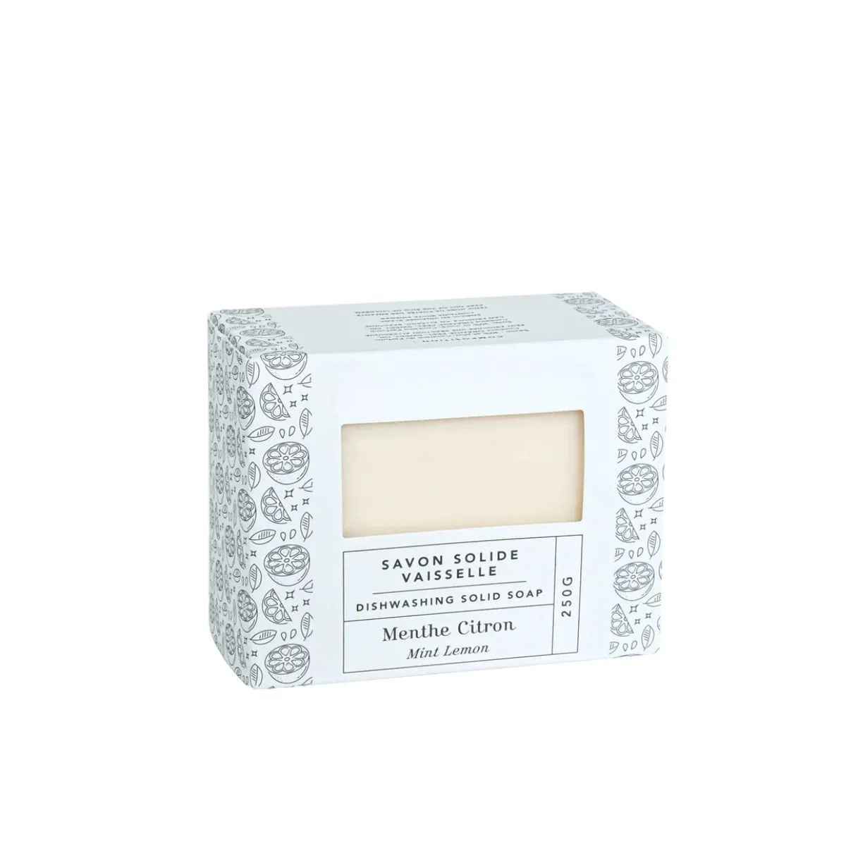 Savon à vaisselle solide - Menthe citron - 250 grammes