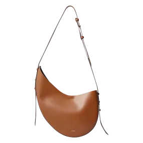 SOEUR  Sac bandoulière asymétrique en cuir lisse winona - Beige
