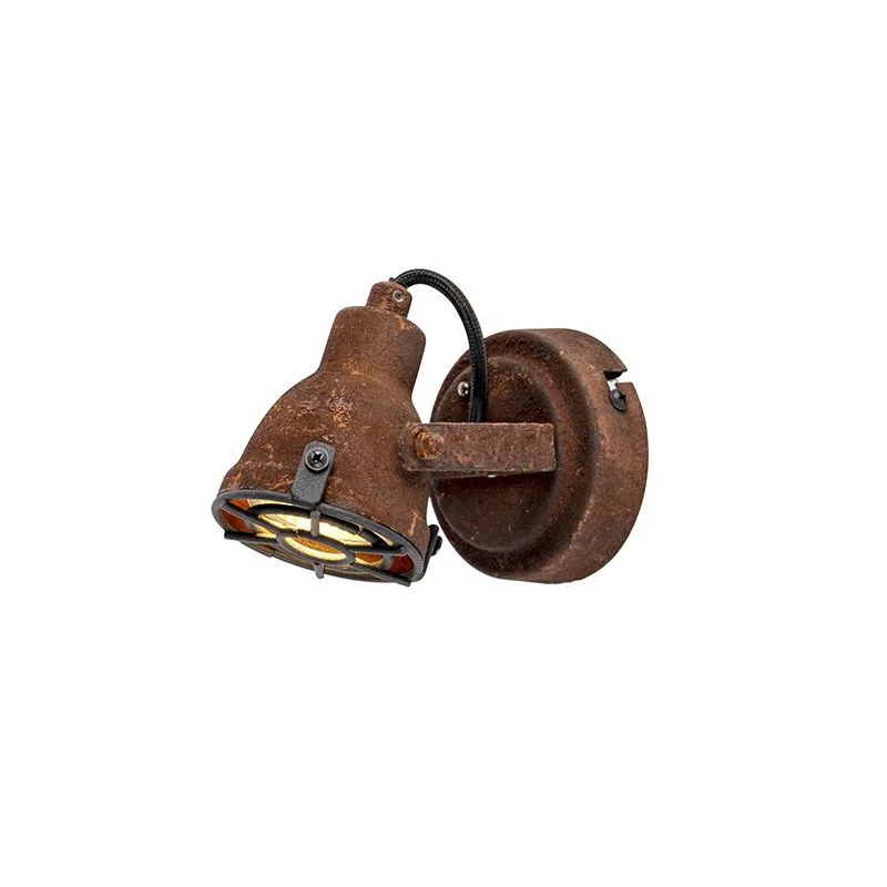Spot brun rouille avec ampoule WiFi GU10 - Sorra
