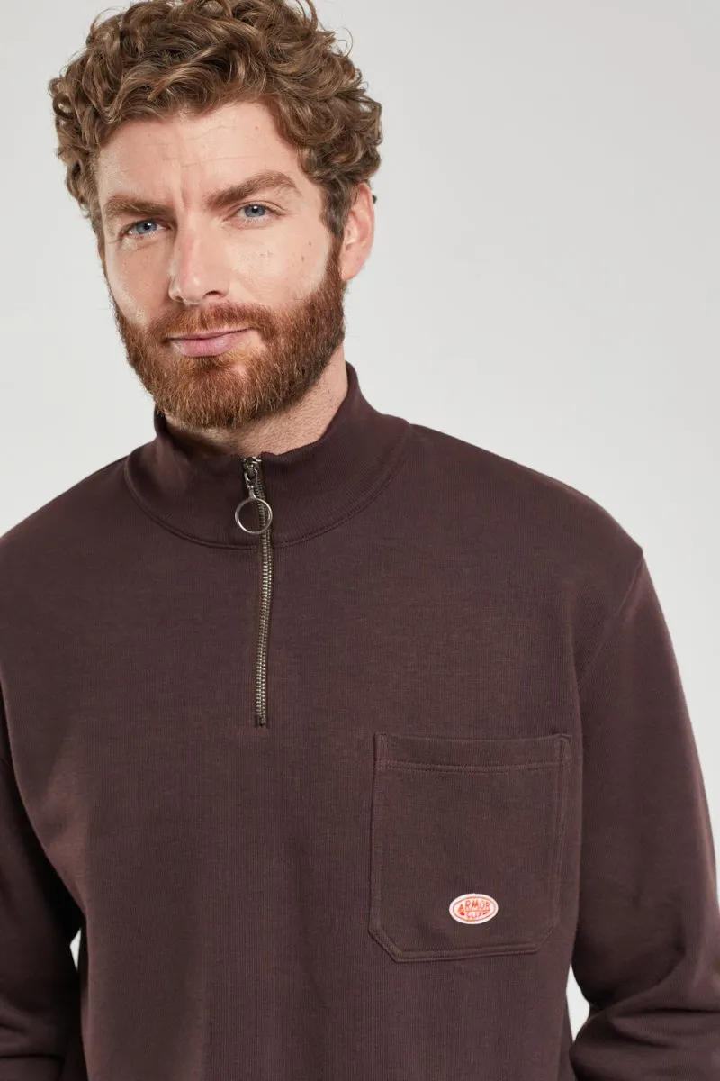 Sweat col camionneur - coton issu de l'agriculture biologique