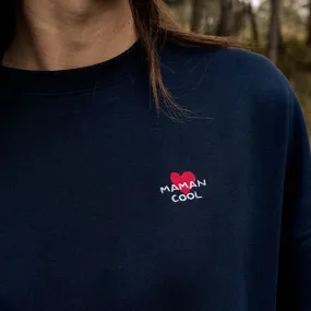 Sweat femme brodé Grand amour - Personnalisable