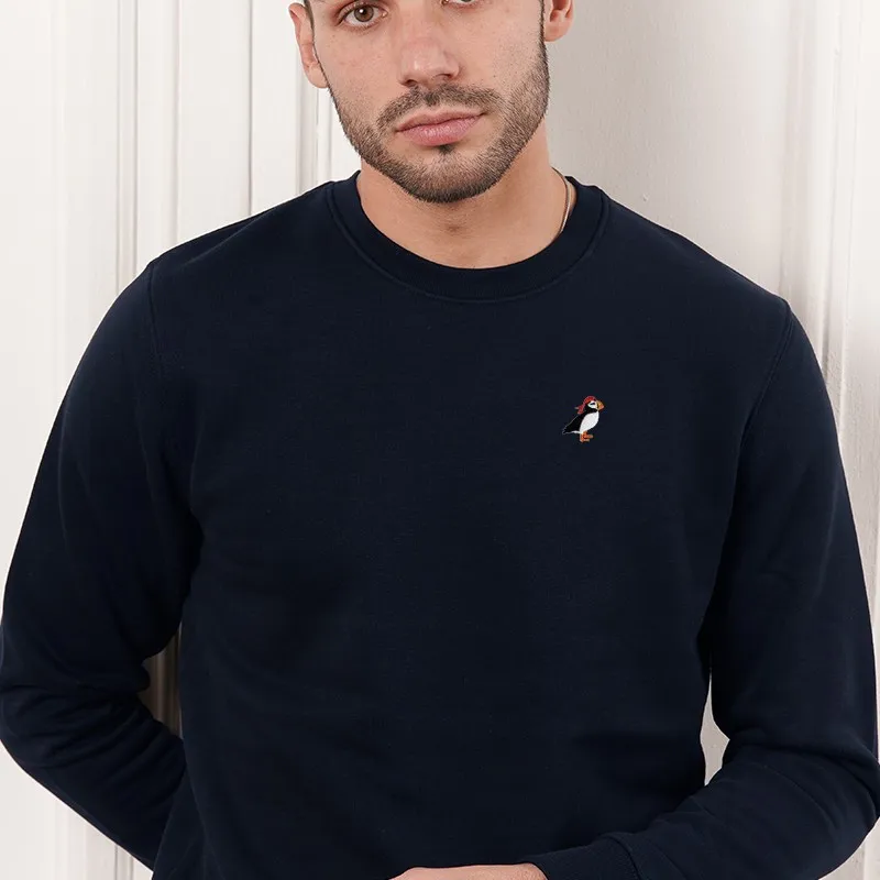 Sweat homme brodé Macareux Corsaire