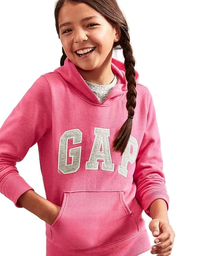 sweat-shirt GAP V-Fall Logo - Pink Jubilee Nylon - girl´s