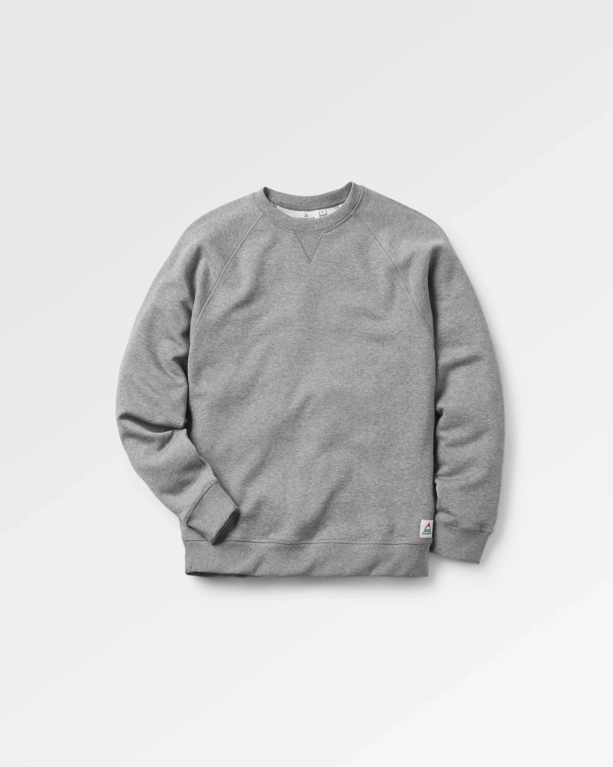 Sweatshirt en coton recyclé Heritage - Gris foncé chiné