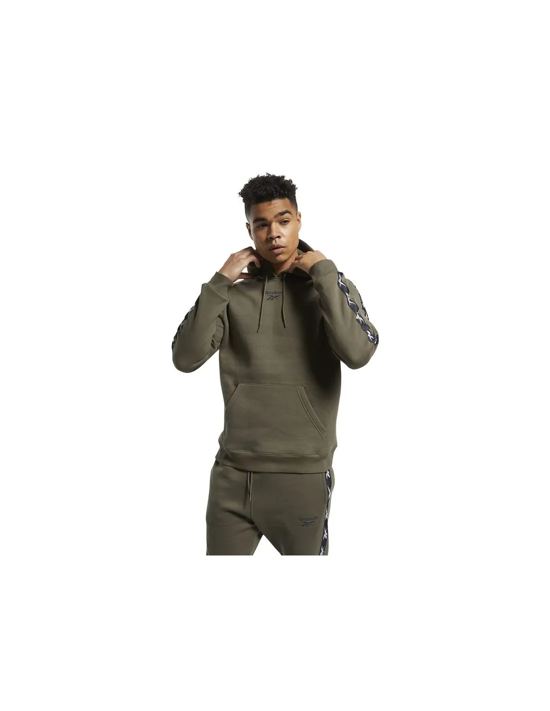 Sweatshirt Reebok Training Essentials Tape M Army Green