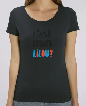 T-shirt Femme C'est lequel zizou par tunetoo