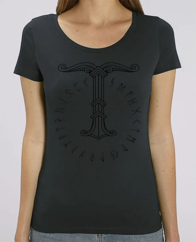 T-shirt Femme Irminsul symbole viking par KronoArt