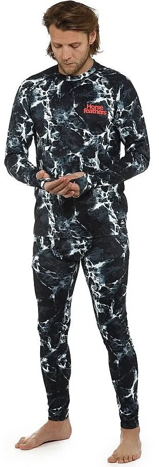 T-shirt Horsefeathers Riley LS - Dark Matter - men´s
