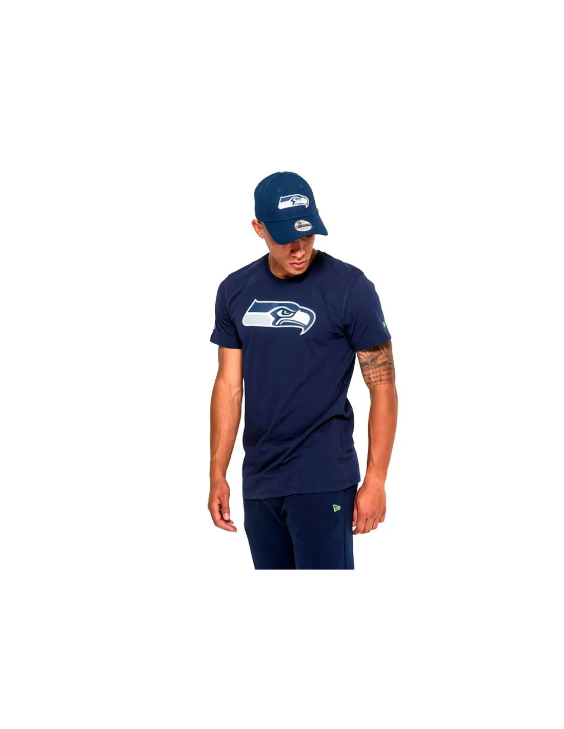 T-shirt New Era Seahawks NFL Regular Homme Bleu