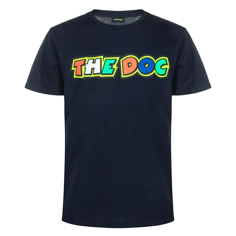 T-shirt THE DOC VR46 bleu - MAXXESS.FR, T-Shirt